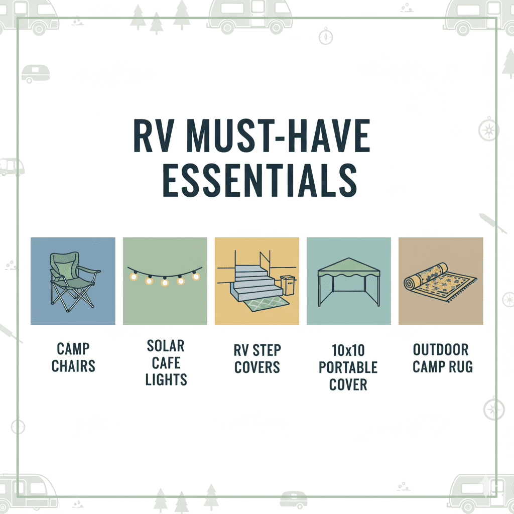 infographic of RV essentials