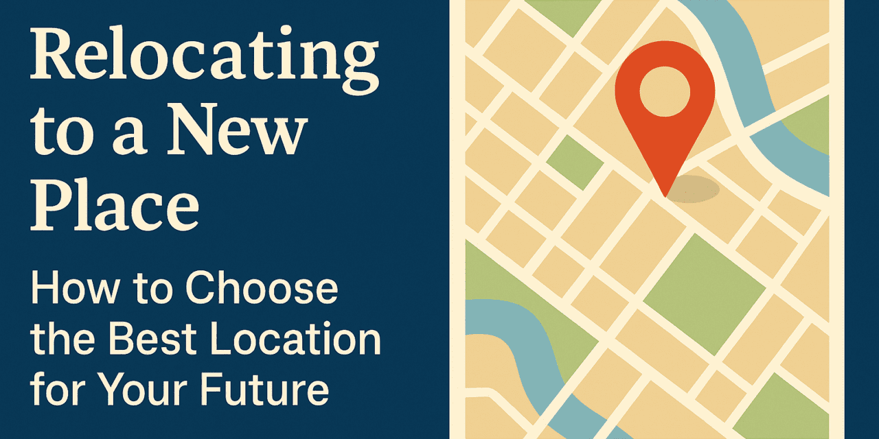 Relocating to a New Place: How to Choose the Best Location for Your Future