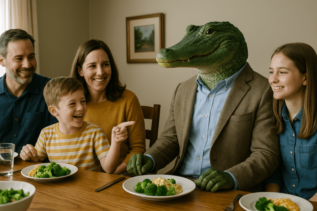 Billy brought home a new friend, a local