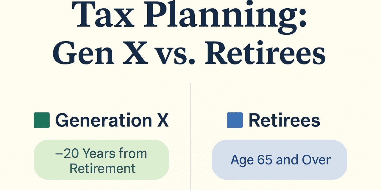Tax Planning for Gen X and Retirees: How to Legally Reduce, Soften, or Eliminate Tax Events