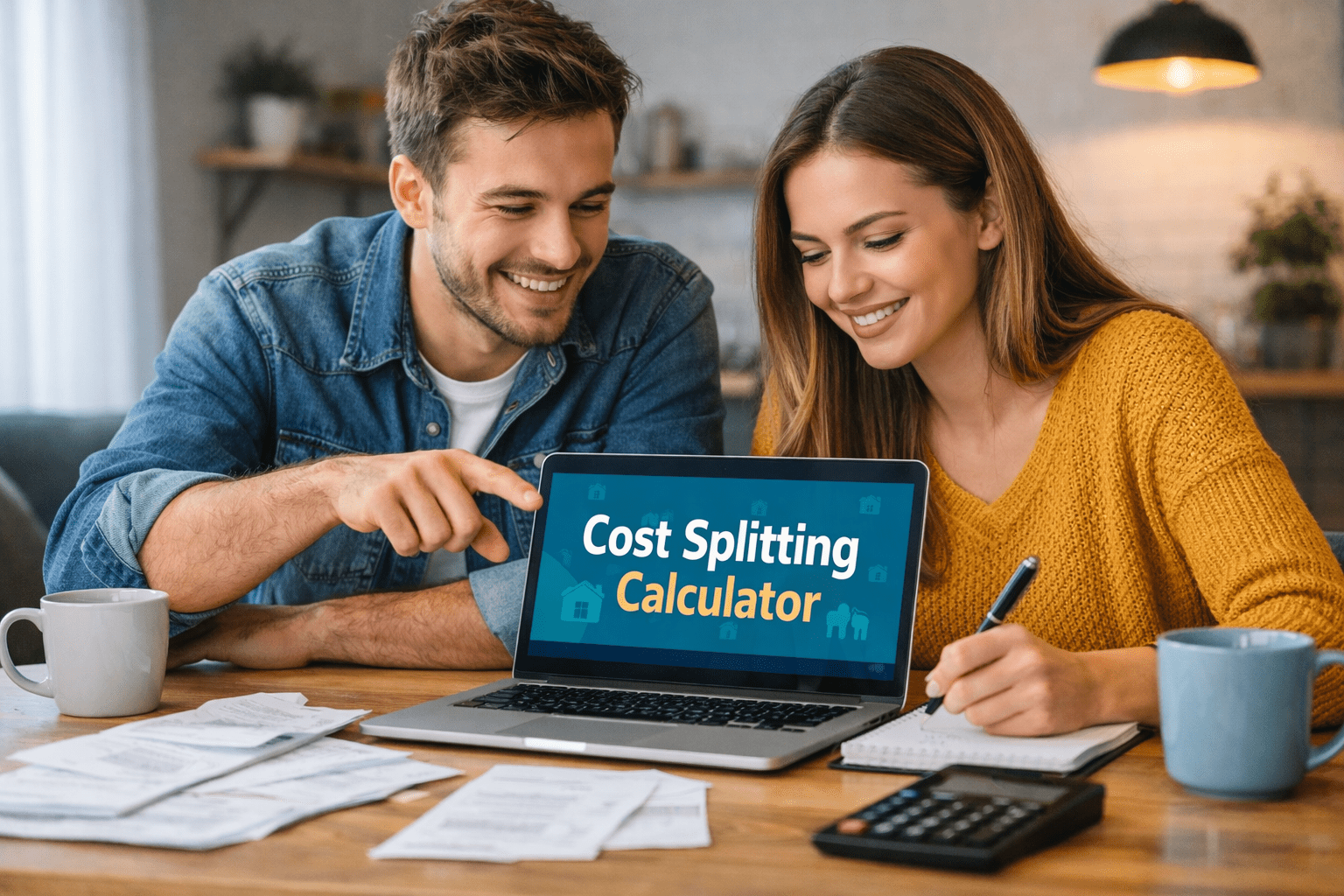 Partner living costs splitter calculator