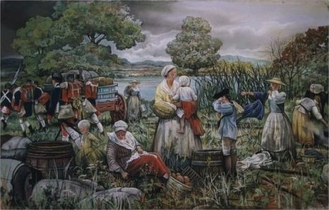 image of a woman in a camp 1776