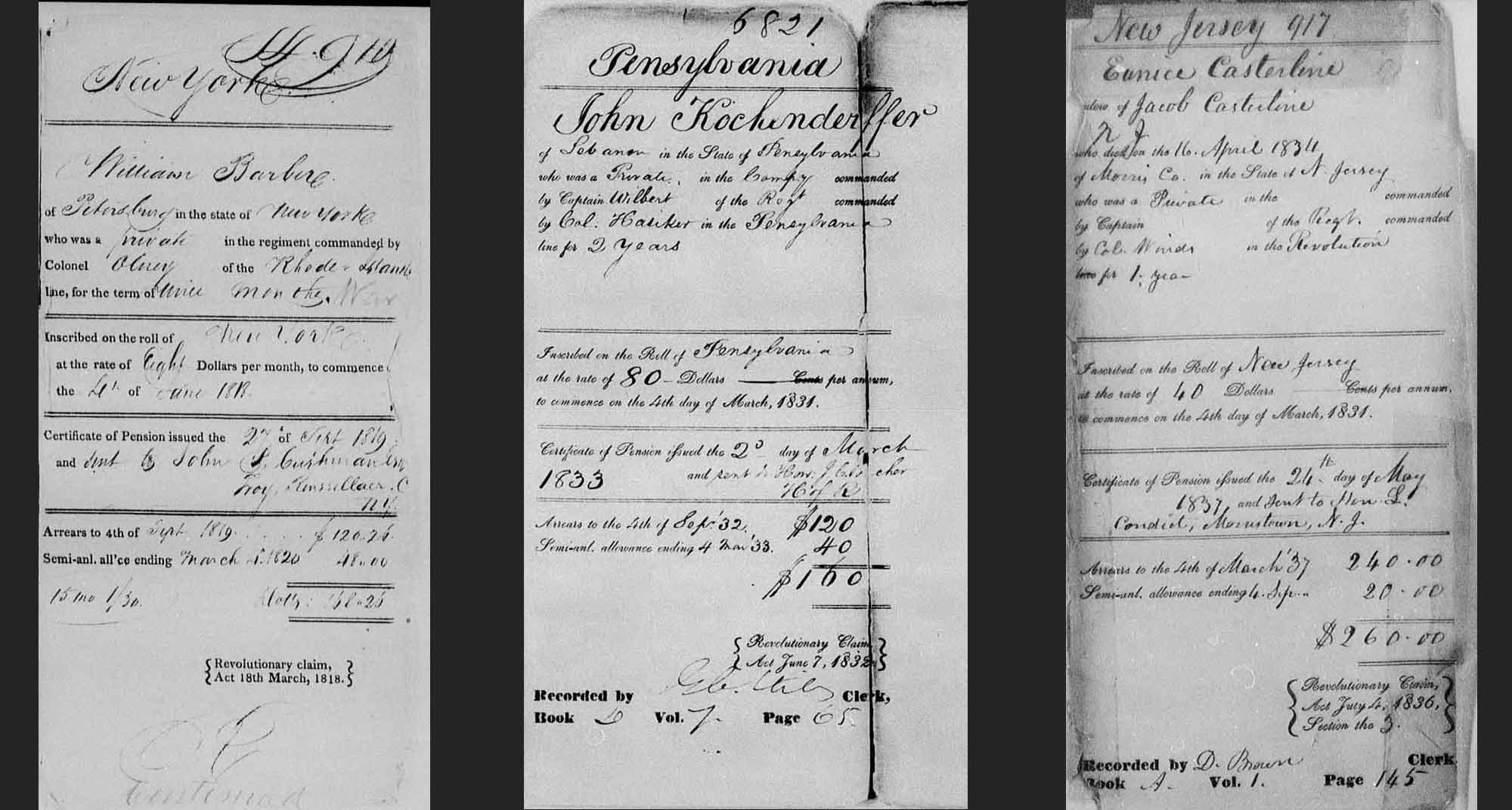 image of Sarah Osborns service from 17767