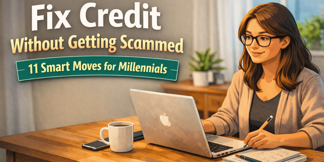 Fix Credit Without Getting Scammed: 15 Smart Moves for Millennials