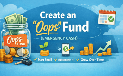 Create an “Oops” Fund (Emergency Cash)