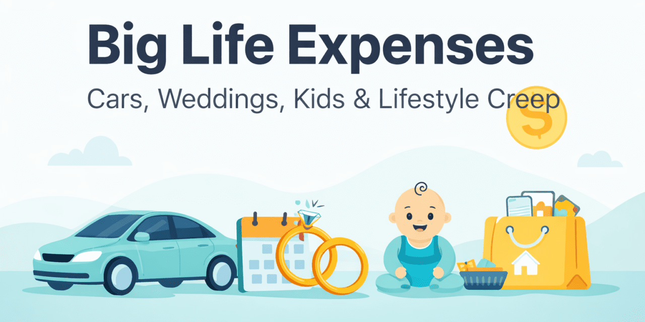 Big Life Expenses: Cars, Weddings, Kids & Lifestyle Creep
