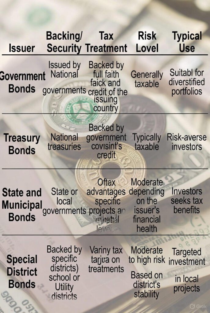 infographic types of government bonds