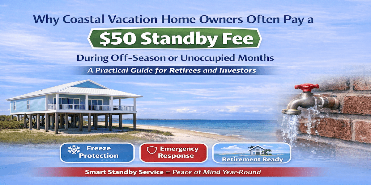 Why Coastal Vacation Home Owners Often Pay a Standby Fee During Off-Season or Unoccupied Months – A Practical Guide for Retirees and Investors
