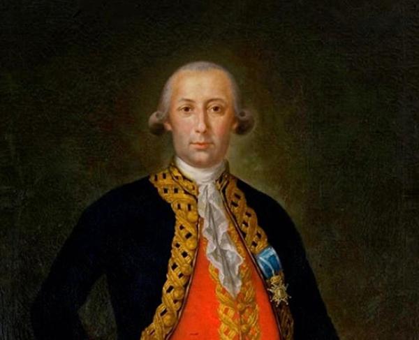 image of Bernardo de Gálvez old painting