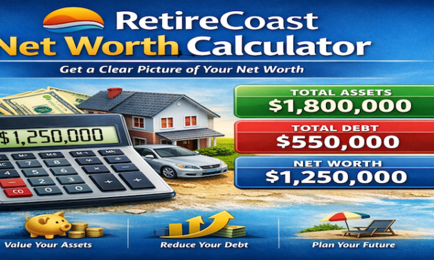 RetireCoast Net Worth Calculator: A Clear Snapshot of Where You Stand