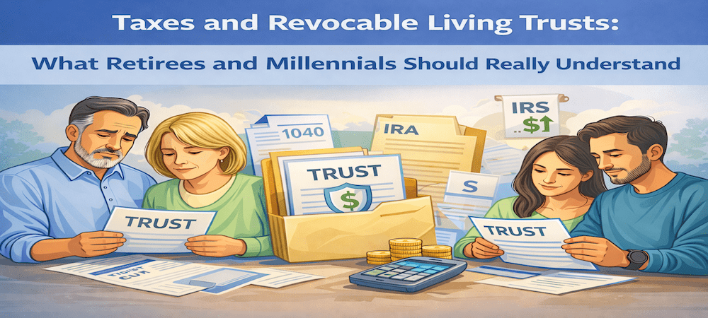 Taxes and Revocable Living Trusts: What Retirees and Millennials Should Really Understand