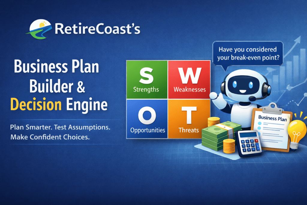 retire coasts business plan builder