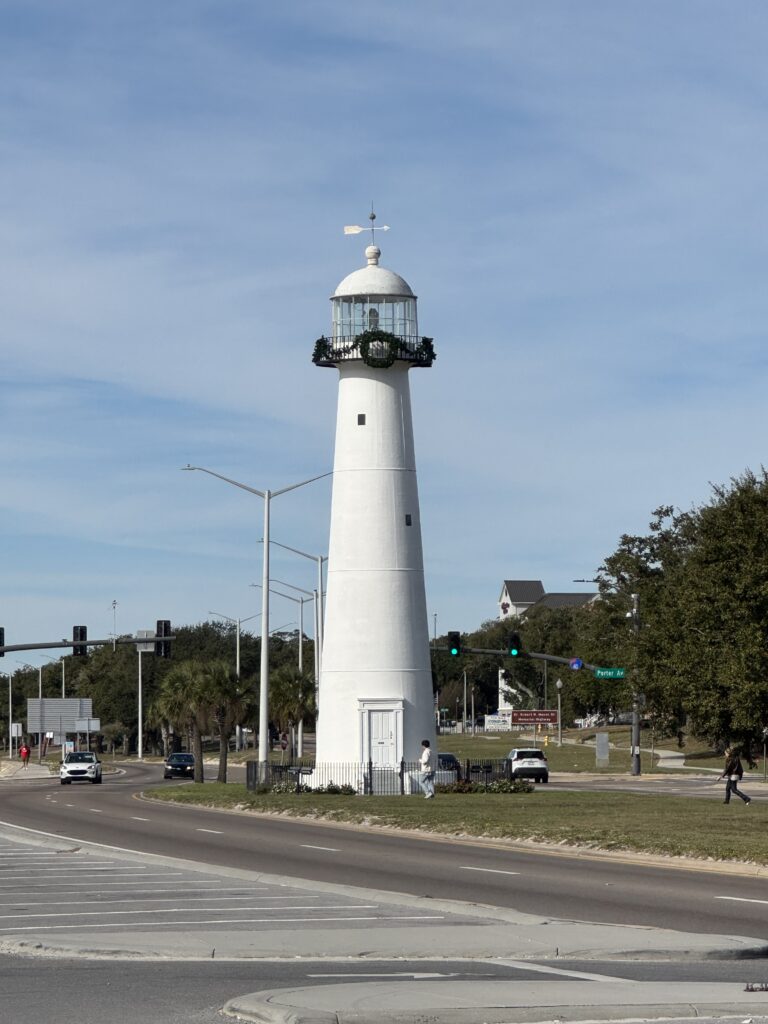 image historic Biloxi light house on Beach Blvd