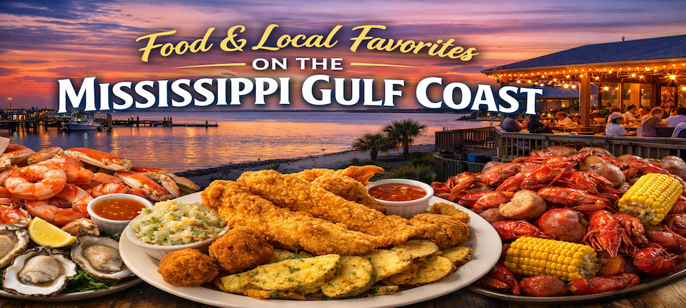 Food & Local Favorites on the Mississippi Gulf Coast 🍤