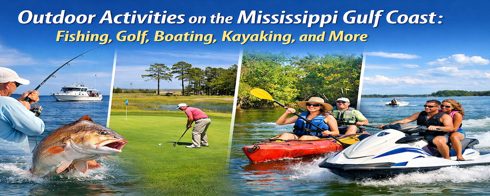 Outdoor Activities on the Mississippi Gulf Coast: Fishing, Golf, Boating, Kayaking, and More