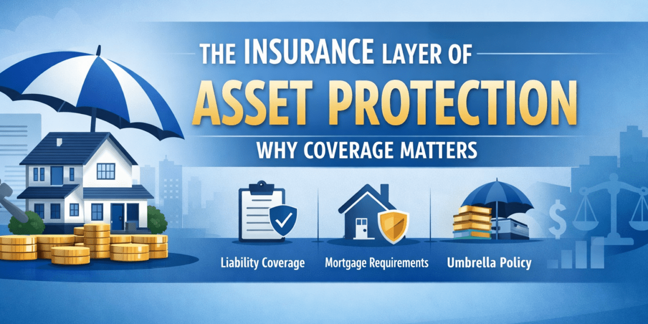 The Insurance Layer of Asset Protection: Why Coverage Matters