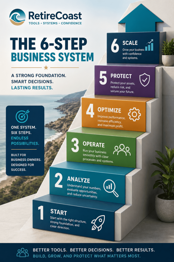 6-step business building system