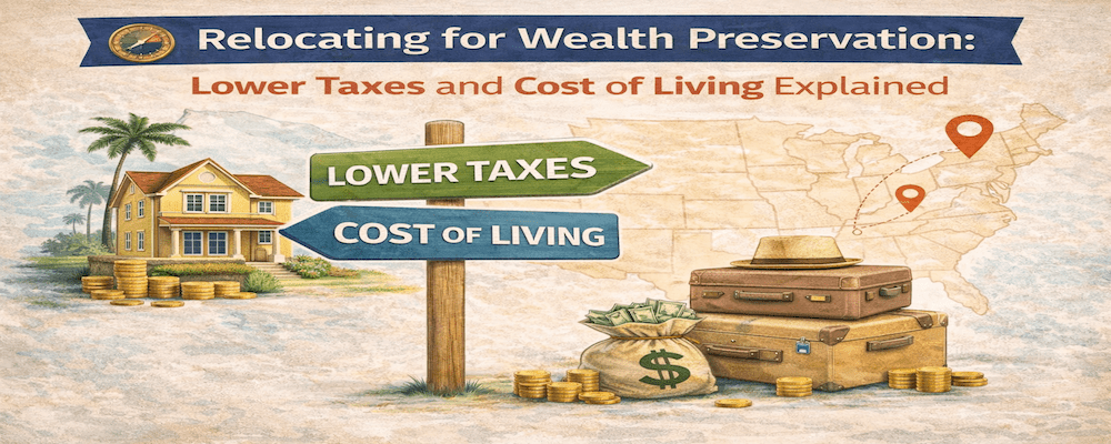 Relocating for Wealth Preservation: Lower Taxes and Cost of Living Explained