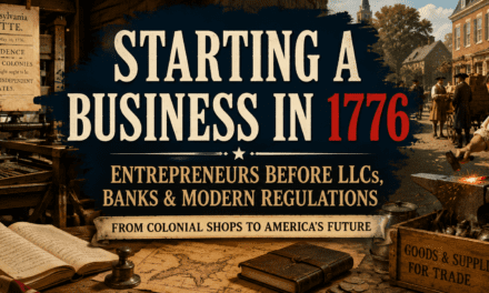 Starting a Business in 1776 vs Today