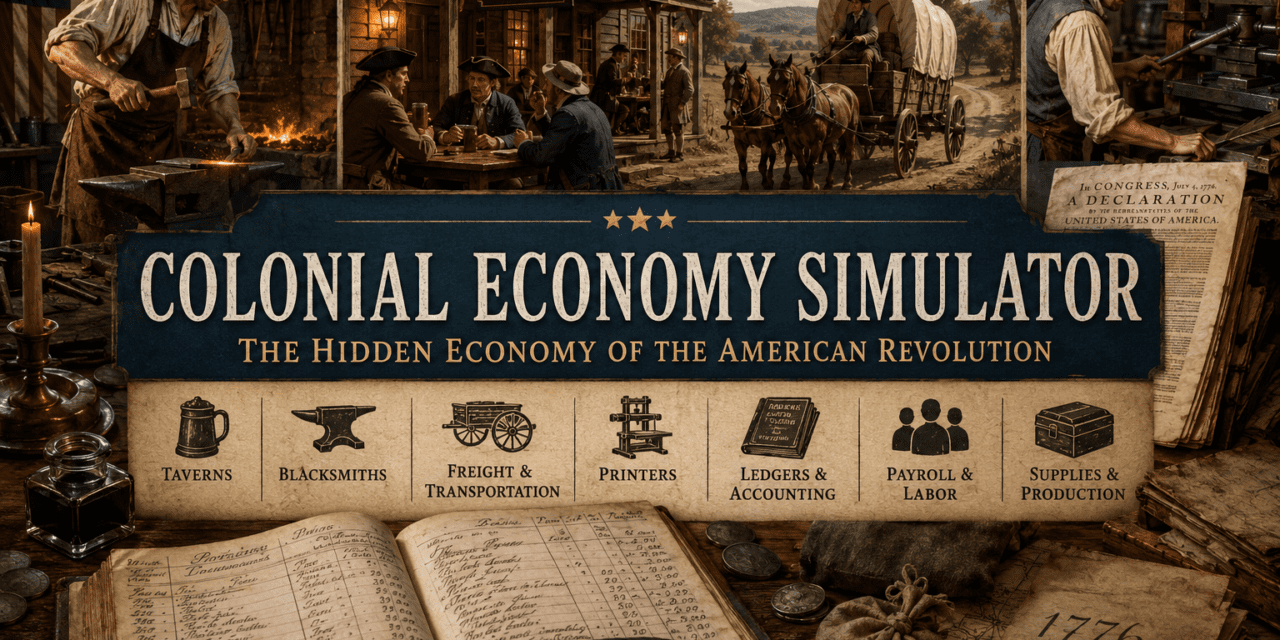 Colonial Economy Simulator: The Hidden Economy of the American Revolution