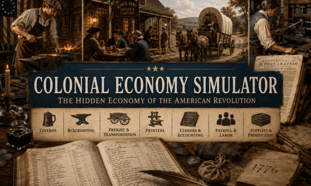 Colonial Economy Simulator: The Hidden Economy of the American Revolution