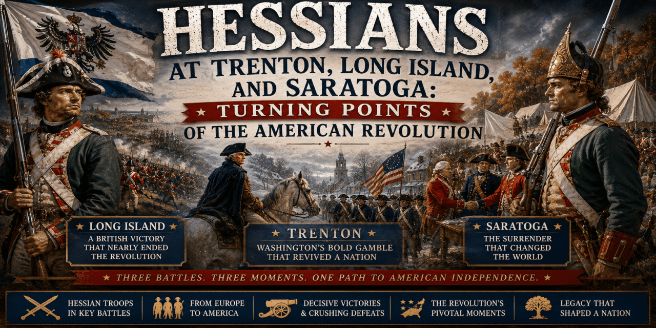 Hessians at Trenton, Long Island, and Saratoga: Turning Points of the American Revolution