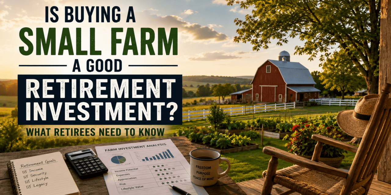 Is Buying a Small Farm a Good Retirement Investment?
