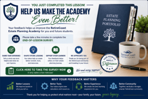 end of survey banner