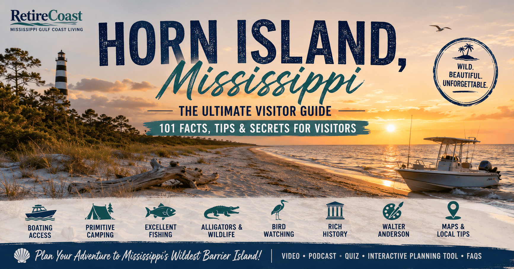 Horn Island, Mississippi barrier islands, Gulf Islands National Seashore, Mississippi Gulf Coast, Horn Island alligators, Horn Island camping, Horn Island fishing, Walter Anderson, barrier island boating
